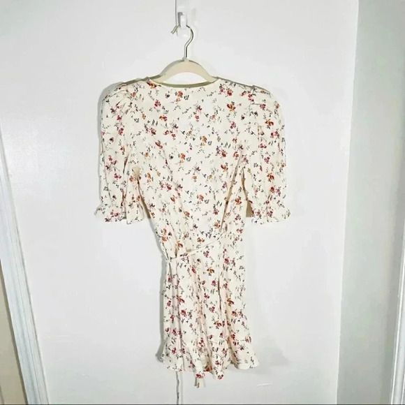 NWT Reformation Carmelo Dress Gabrielle Floral Mini Linen - Picture 7 of 9